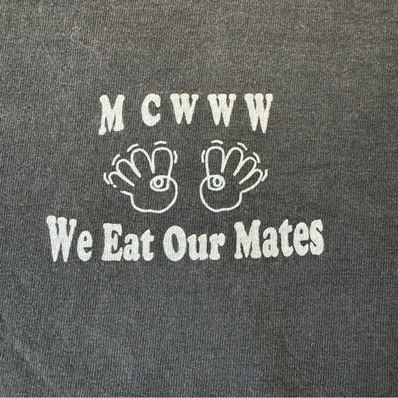 80s Vintage Black Widows Barbary Coast Saloon black t shirt single stitch oneita - Picture 4 of 7